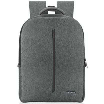 Mochila aisens premium asbg-bp084-gr para portátiles hasta 15.6"/ gris