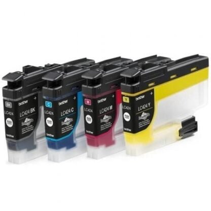 Cartucho de tinta original brother lc424val/ multipack/ cian/ magenta/ amarillo/ negro - Imagen 3