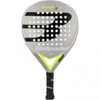 Pala de pádel bullpadel brave 3.0 2021/ gris y amarilla