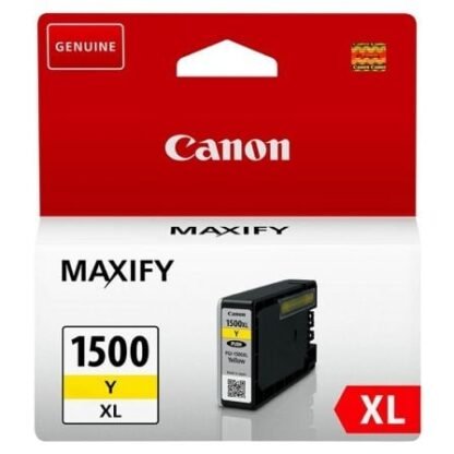 Cartucho de tinta original canon pgi-1500xl alta capacidad/ amarillo