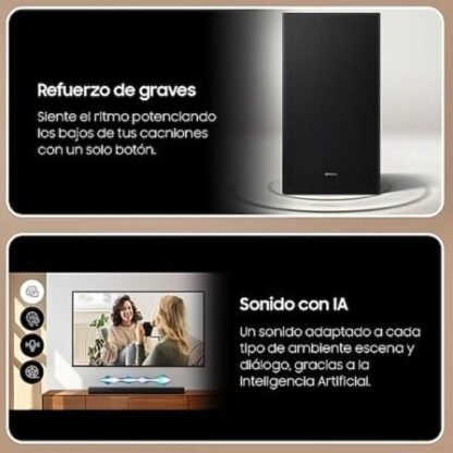 Barra de sonido con bluetooth samsung b650d serie-b 3.1 2024/ 3.1 - Imagen 3