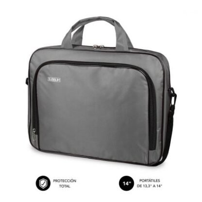 Maletín subblim oxford para portátiles hasta 14"/ gris