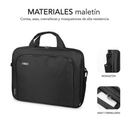 Maletín subblim oxford para portátiles hasta 16"/ negro - Imagen 3