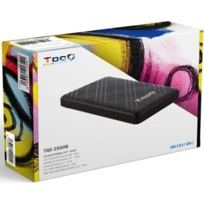 Caja externa para disco duro de 2.5" tooq tqe-2500b/ usb 3.1/ sin tornillos - Imagen 5