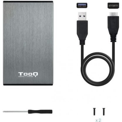 Caja externa para disco duro de 2.5" tooq tqe-2527g/ usb 3.1 - Imagen 4