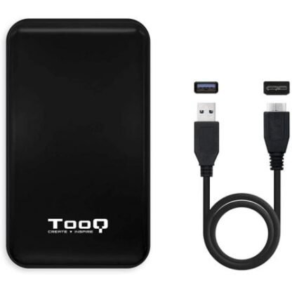 Caja externa para disco duro de 2.5" tooq tqe-2528b/ usb 3.1/ sin tornillos - Imagen 4