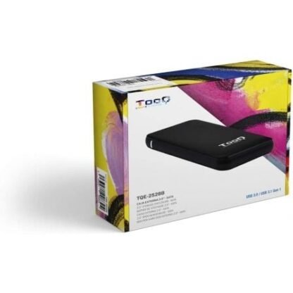 Caja externa para disco duro de 2.5" tooq tqe-2528b/ usb 3.1/ sin tornillos - Imagen 5