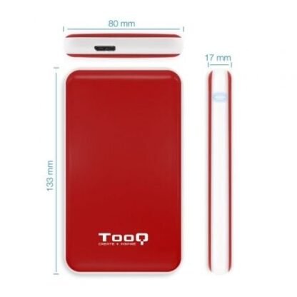 Caja externa para disco duro de 2.5" tooq tqe-2528r/ usb 3.1/ sin tornillos - Imagen 5