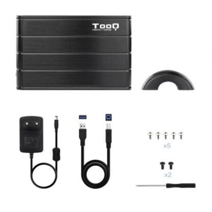 Caja externa para disco duro de 3.5" tooq tqe-3530b/ usb 3.1 - Imagen 5