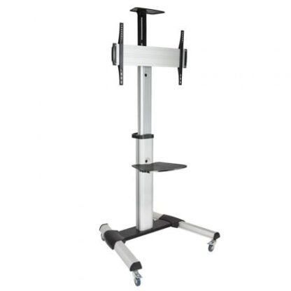 Soporte de suelo inclinable/ ajustable con ruedas tooq fs1870m-b para tv de 37-70"/ hasta 50kg