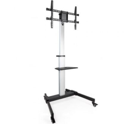 Soporte de suelo inclinable/ ajustable con ruedas tooq fs1886m-b para tv de 37-86"/ hasta 50kg