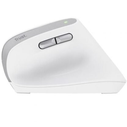 Ratón ergonómico inalámbrico trust bayo ii/ batería recargable/ hasta 2400 dpi/ blanco - Imagen 3