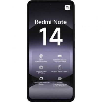 Smartphone xiaomi redmi note 14 6gb/ 128gb/ 6.67"/ negro - Imagen 2