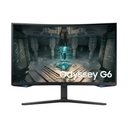 Smart monitor gaming curvo samsung odyssey g6 s32bg650eu/ 32"/ qhd/ 1ms/ 240hz/ va/ multimedia/ regulable en altura/ smart tv/