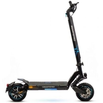 Patinete eléctrico smartgyro crossover dual max 2 certificado/ motor 1000w/ ruedas 10"/ 25km/h/ autonomía 60km/ negro - Imagen 2