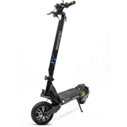 Patinete eléctrico smartgyro crossover dual max 2 certificado/ motor 1000w/ ruedas 10"/ 25km/h/ autonomía 60km/ negro - Imagen 4