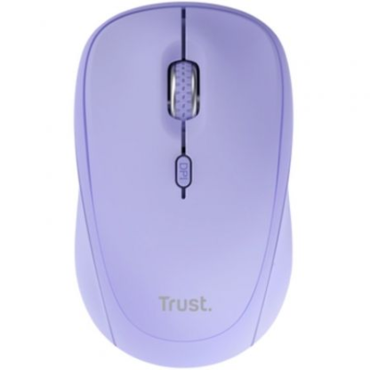 Ratón mini inalámbrico trust yvi+ multidispositivo/ hasta 1600 dpi/ purpura - Imagen 2