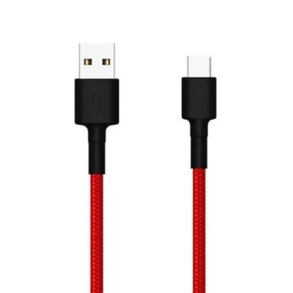 Cable usb 2.0 xiaomi sjv4110gl/ usb macho - usb tipo-c macho/ 1m/ rojo y negro