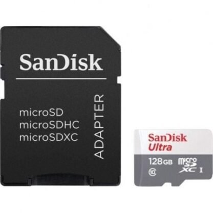 Tarjeta de memoria sandisk ultra 128gb microsd xc con adaptador/ clase 10/ 80mb/s - Imagen 3