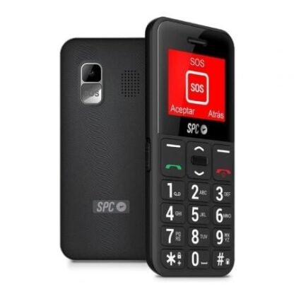 Teléfono móvil spc fortune 2 pocket edition para personas mayores/ negro