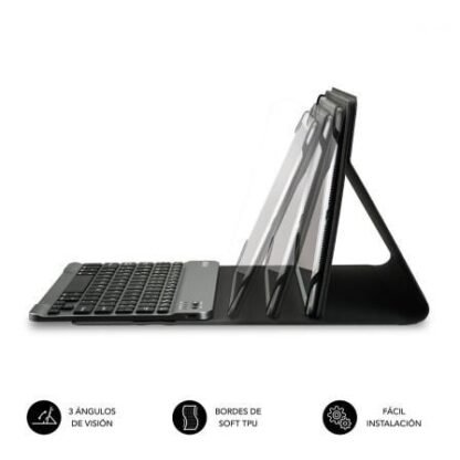 Funda con teclado subblim keytab pro bluetooth para tablets de 10.1"-10.8"/ roja - Imagen 4