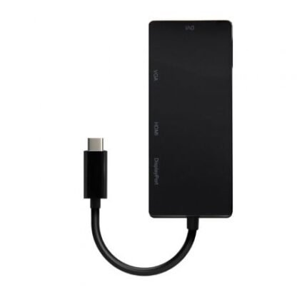 Conversor usb tipo-c aisens a109-0679/ hdmi hembra - vga hembra - dvi hembra - displayport hembra/ 15cm/ negro - Imagen 2