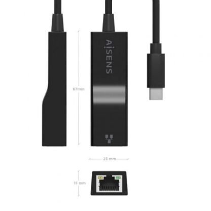 Adaptador usb tipo-c - rj45 aisens a106-0765/ 1000mbps - Imagen 4
