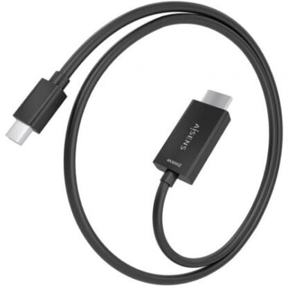 Cable conversor aisens a125-0886/ mini displayport macho - hdmi 4k macho/ 1m/ negro - Imagen 2