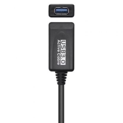 Cable alargador usb 3.0 con amplificador aisens a105-0525/ usb macho - usb hembra/ hasta 9w/ 625mbps/ 5m/ negro - Imagen 2