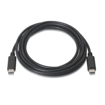 Cable usb 2.0 tipo-c aisens a107-0056/ usb tipo-c macho - usb tipo-c macho/ hasta 9w/ 625mbps/ 1m/ negro - Imagen 2