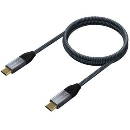 Cable usb 2.0 tipo-c aisens a107-0629 5a 100w/ usb tipo-c macho - usb tipo-c macho/ hasta 100w/ 60mbps/ 2m/ gris - Imagen 2
