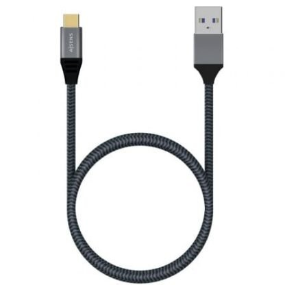 Cable usb 3.1 tipo-c aisens a107-0633/ usb tipo-c macho - usb macho/ hasta 27w/ 1250mbps/ 2m/ gris - Imagen 3