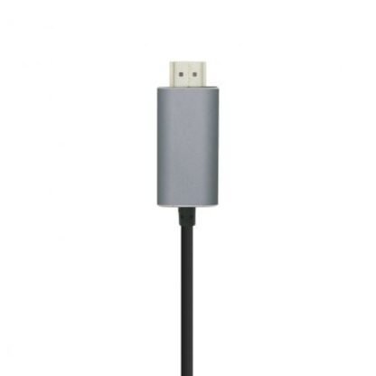 Cable conversor aisens a109-0393/ usb tipo-c macho - hdmi macho/ hasta 27w/ 1250mbps/ 1.8m/ negro - Imagen 2