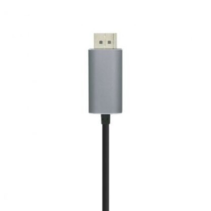 Cable displayport aisens a109-0395/ usb tipo-c macho - displayport macho/ hasta 27w/ 1250mbps/ 1.8m/ negro - Imagen 2