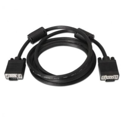 Cable svga aisens a113-0071/ vga macho - vga macho/ hasta 3w/ 10mbps/ 1.8m/ negro - Imagen 2