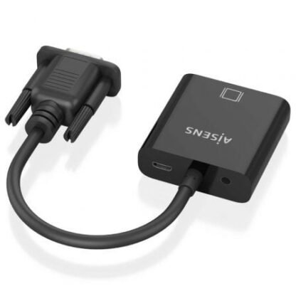 Cable conversor aisens a115-0873/ vga macho/ hdmi hembra - jack 3.5 hembra - microusb / 20cm/ negro - Imagen 3