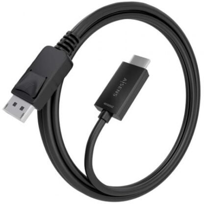 Cable conversor aisens a125-0894/ displayport macho - hdmi 4k macho/ 2m/ negro - Imagen 2