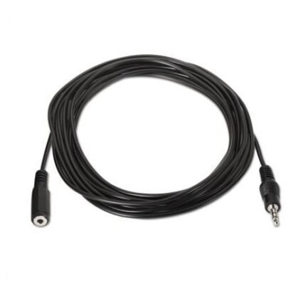 Cable estéreo aisens a128-0146/ jack 3.5 macho - jack 3.5 hembra/ hasta 0.1w/ 3m/ negro - Imagen 2