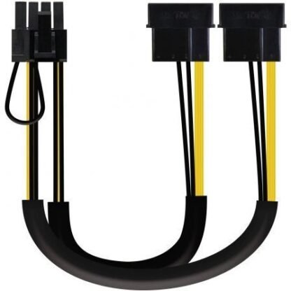 Cable alimentación tarjeta gráfica aisens a131-0165/ 2x molex macho - molex 6+2 pin macho/ hasta 54w/ 20cm - Imagen 3