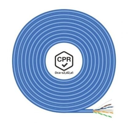 Bobina de cable rj45 utp awg24 lszh cpr dca aisens a135-0663 cat.6/ 305m/ azul - Imagen 2