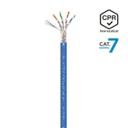 Bobina de cable rj45 sftp awg23 lszh cpr dca aisens a146-0666 cat.7/ 500m/ azul - Imagen 3