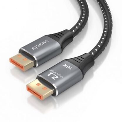 Cable displayport 2.1 16k aisens a158-0902/ displayport macho - displayport macho/ 80gbps/ 1.5m/ negro - Imagen 3