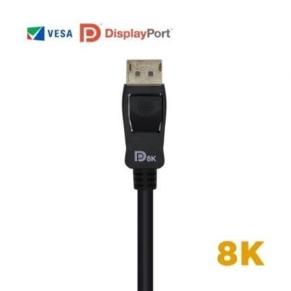 Cable displayport 1.4 8k aisens a149-0431/ displayport macho - displayport macho/ 1m/ certificado/ negro - Imagen 3