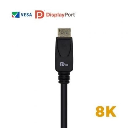 Cable displayport 1.4 8k aisens a149-0433/ displayport macho - displayport macho/ 3m/ certificado/ negro - Imagen 3
