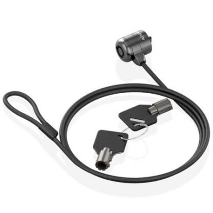 Cable de seguridad para portátiles aisens aslk-d40k04-bk/ 1.5m - Imagen 2