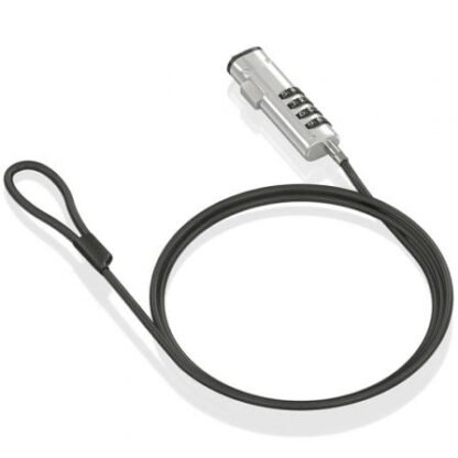 Cable de seguridad tipo nano para portátiles aisens aslk-d50n05-bk/ 1.5m - Imagen 2