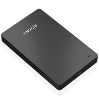 Caja externa para disco duro de 2.5" aisens ase-2542b/ usb 3.1/ sin tornillos