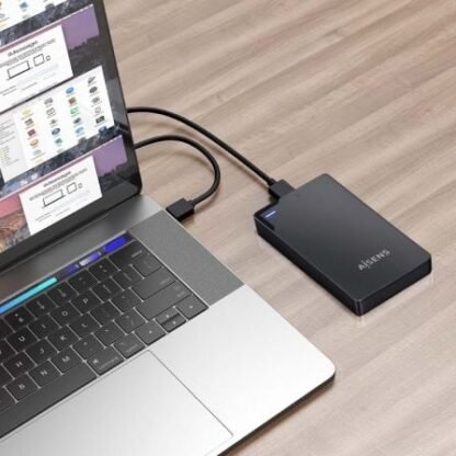 Caja externa para disco duro de 2.5" aisens ase-2520b/ usb 3.1/ sin tornillos - Imagen 4