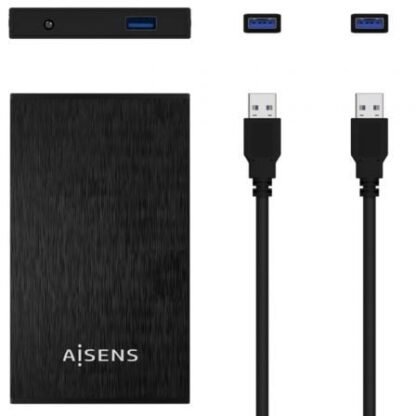 Caja externa para disco duro de 2.5" aisens ase-2523b/ usb 3.0 - Imagen 3