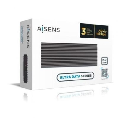 Caja externa para disco ssd m.2 nvme aisens asm2-023gr/ usb 3.2/ sin tornillos - Imagen 5